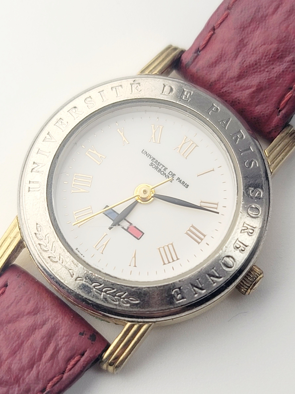 Vintage Universite De Paris Sorbonne Swiss Quartz Women's Watch 26mm